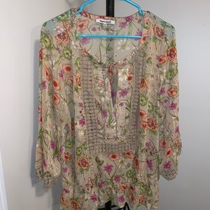 Flowered Blouse